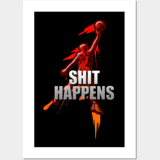 basketball design - drip Posters and Art